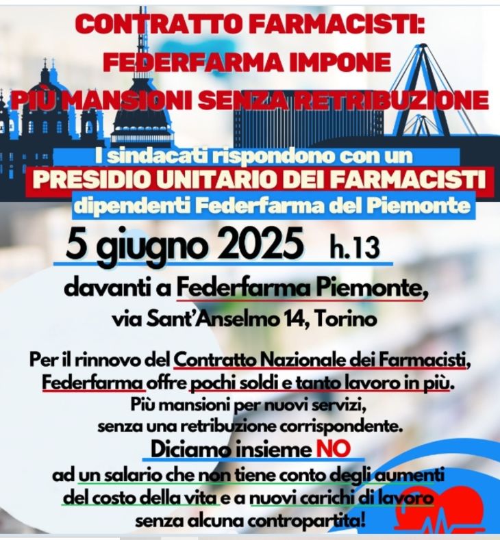 MOBILITAZIONE CCNL FARMACIE PRIVATE: PARTECIPIAMO ...